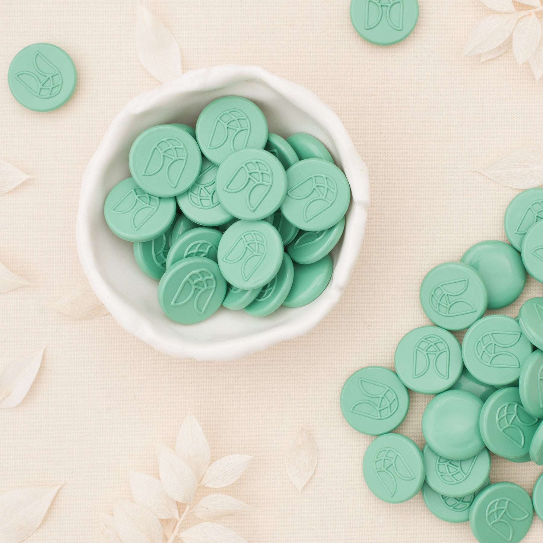 Olive Sealing Wax Beads (50 Pack)