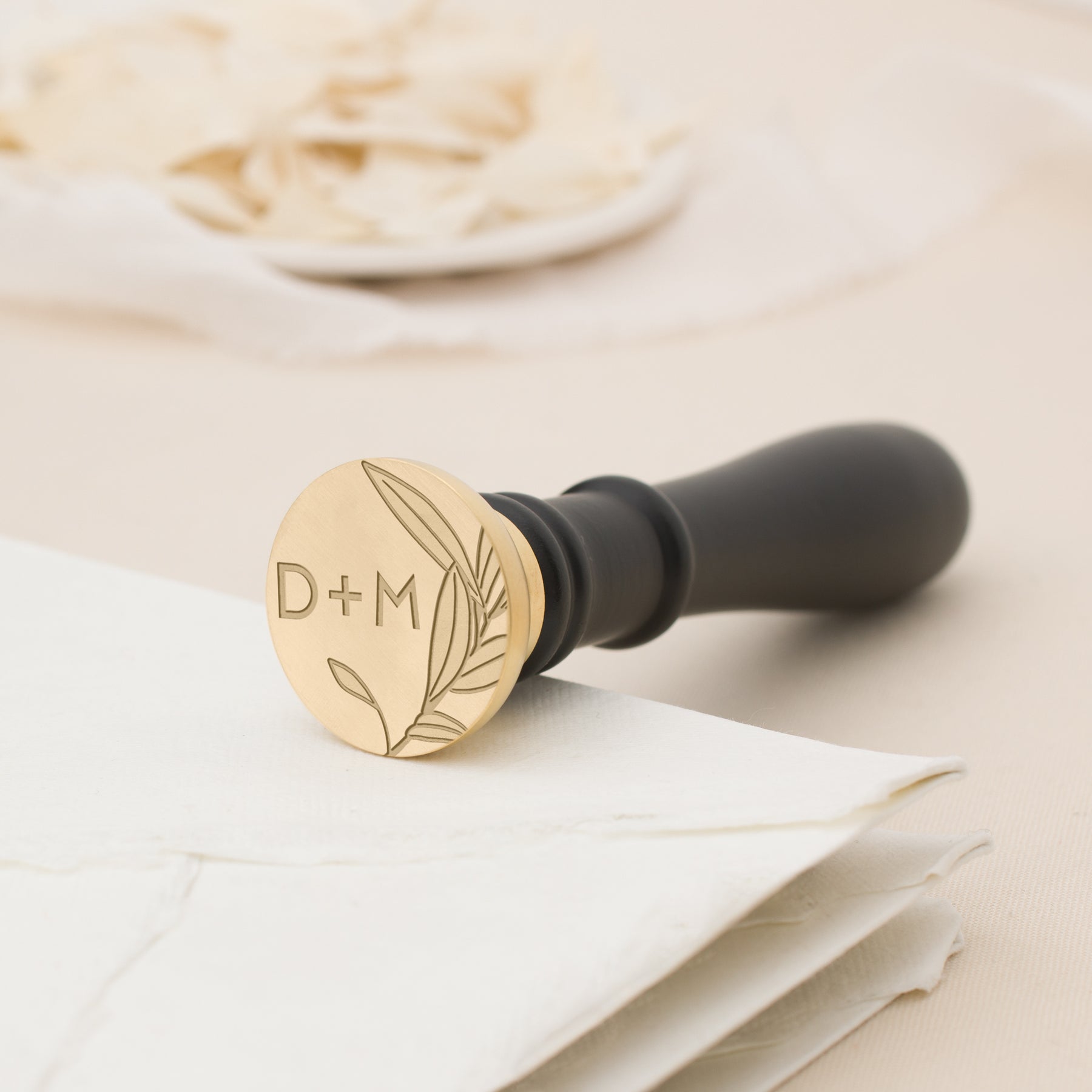 Olivia Monogram Wax Stamp