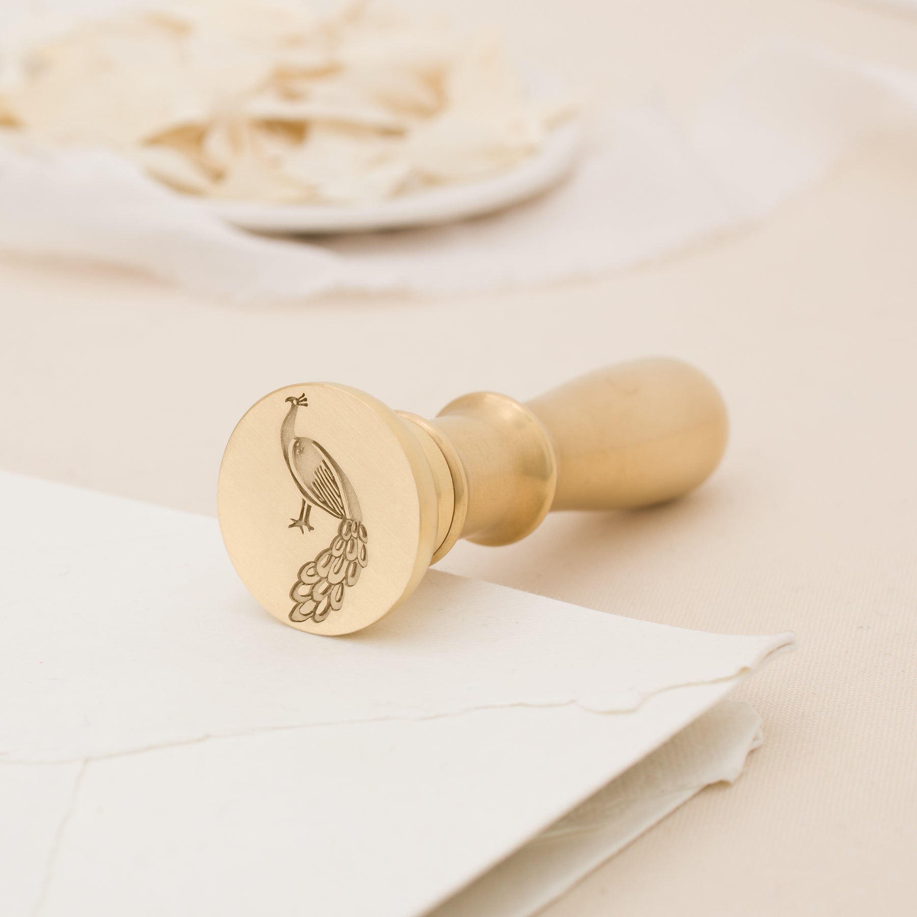 Peacock Wax Stamp