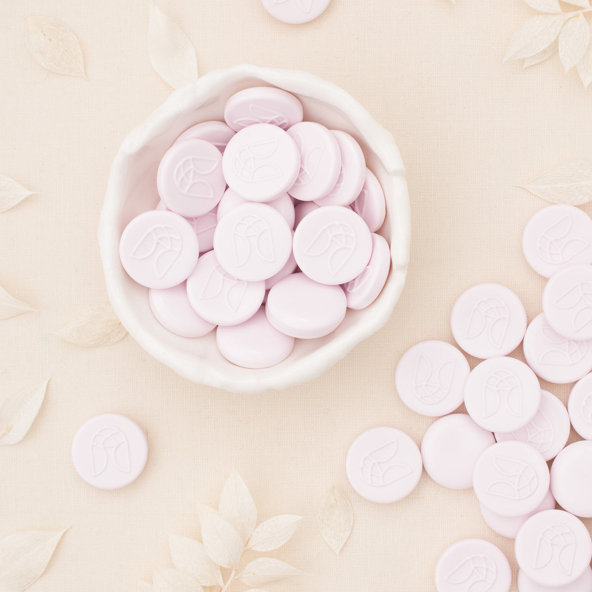 Peony Pink Sealing Wax Beads (50 Pack)