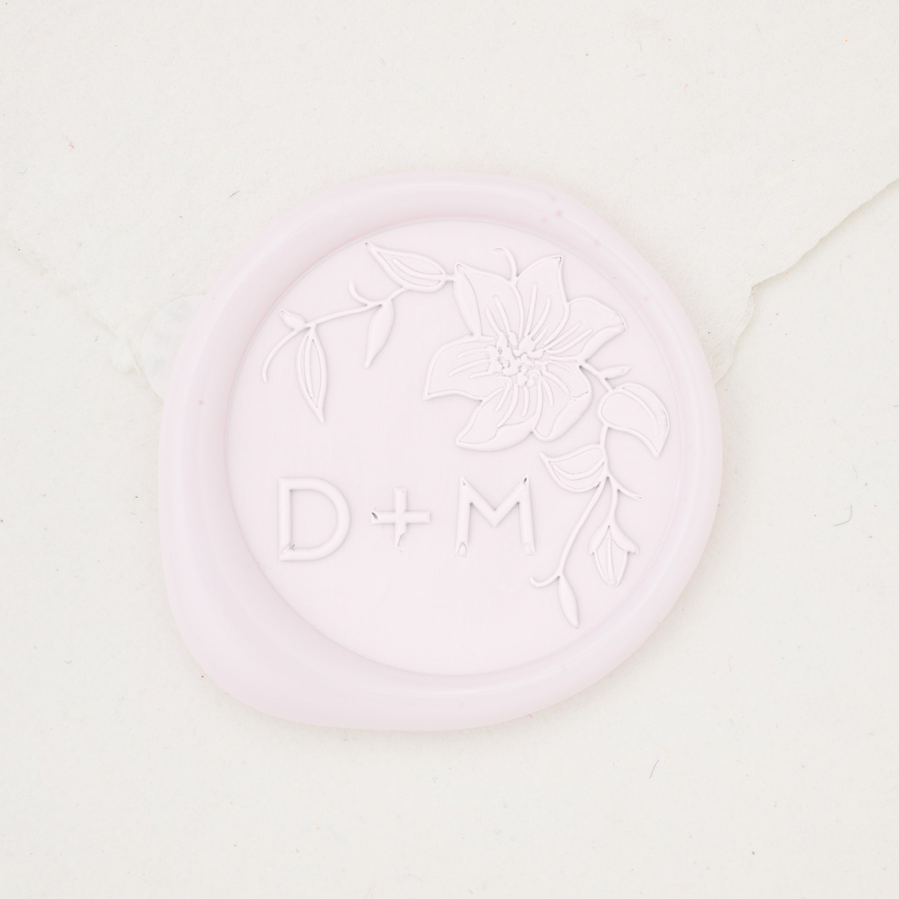 Clematis Monogram Wax Seals
