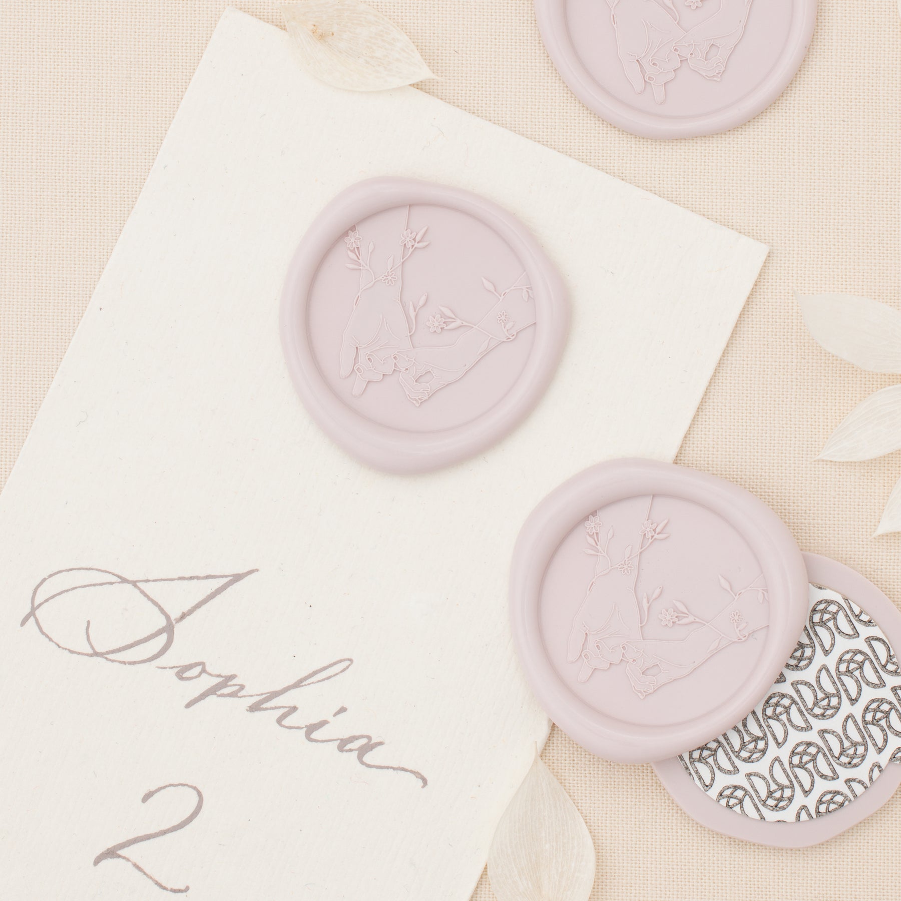 Pinky Promise Wax Seals (Mr & Mrs)