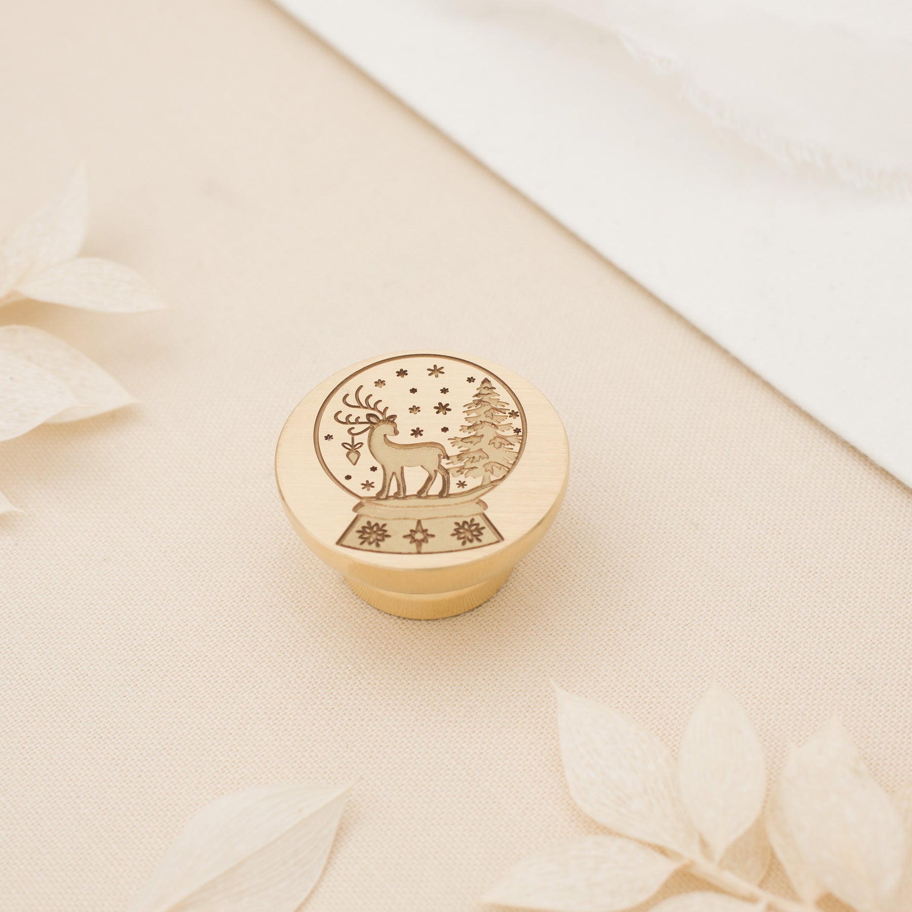 Snow Fall Wax Stamp