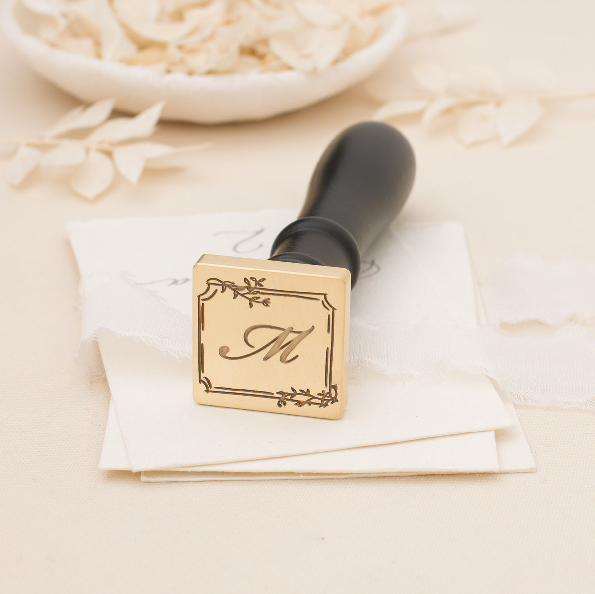 Tabula Rasa Single Initial Wax Stamp