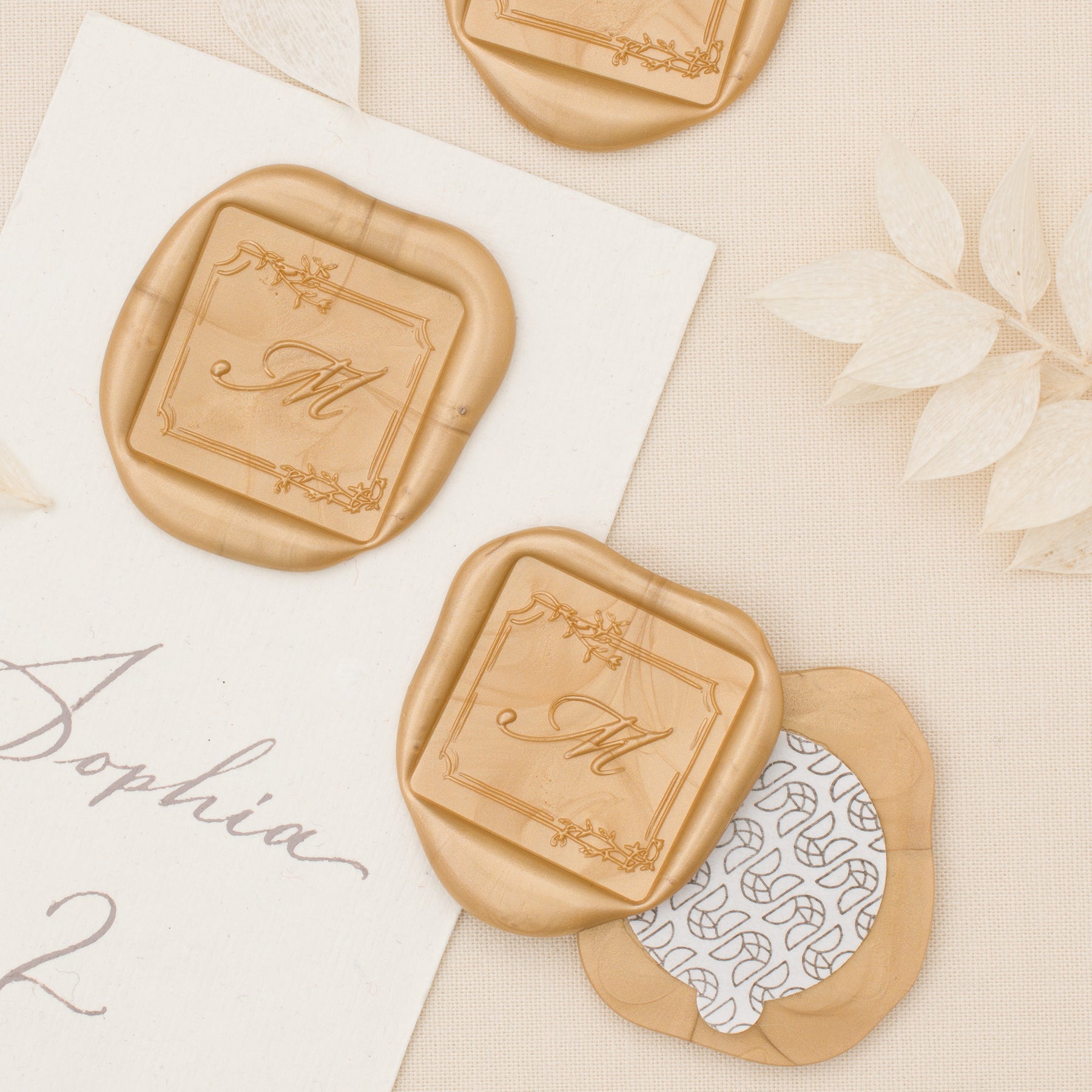 Tabula Rasa Single Initial Wax Seals