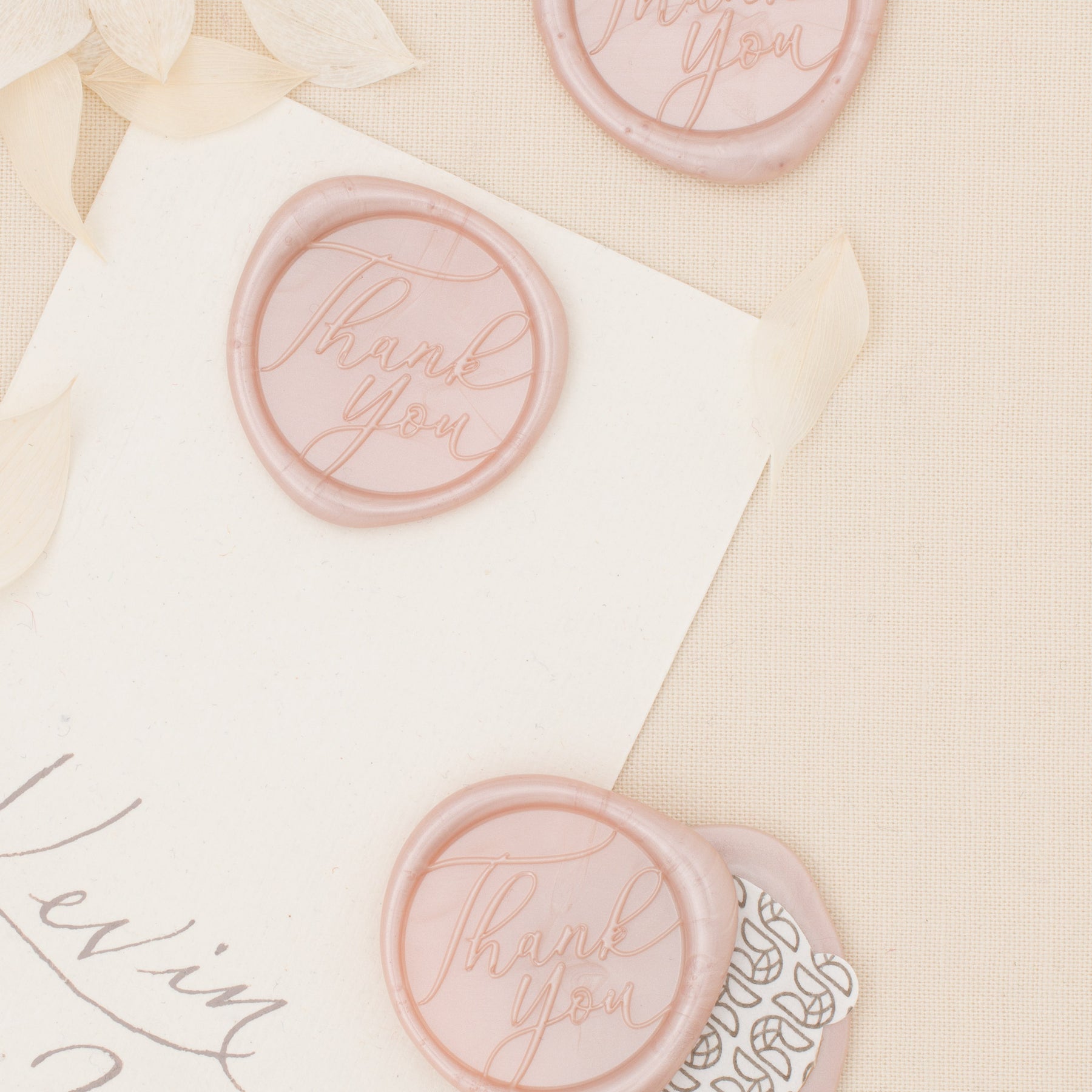 Thank You Script Wax Seals