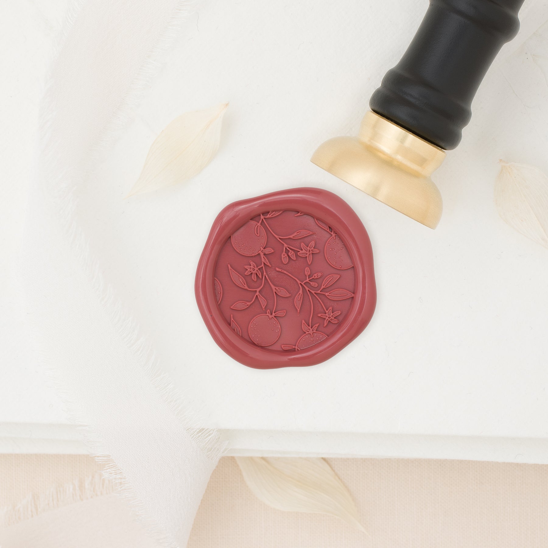 The Orange Grove Wax Stamp