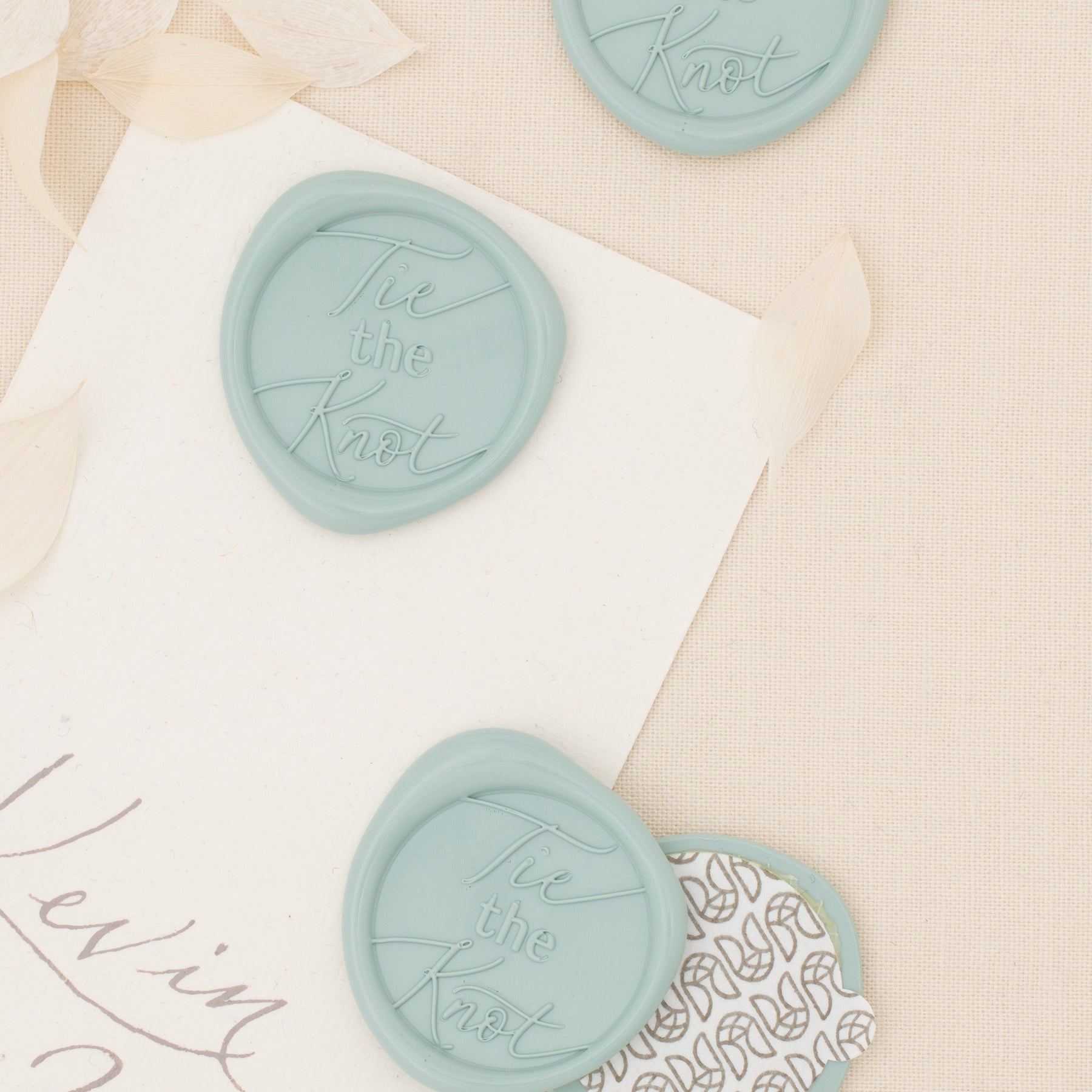 Tie The Knot Script Wax Seals