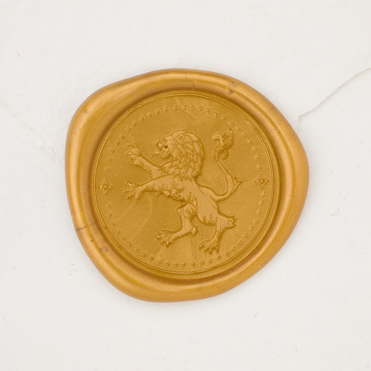 Leo Crest Wax Seals