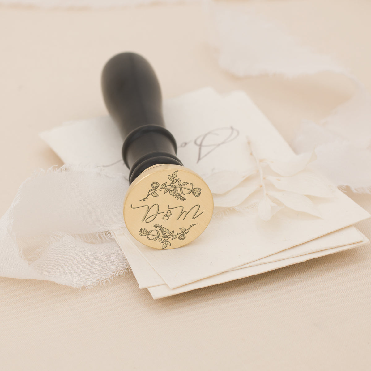 Vivian Monogram Wax Stamp