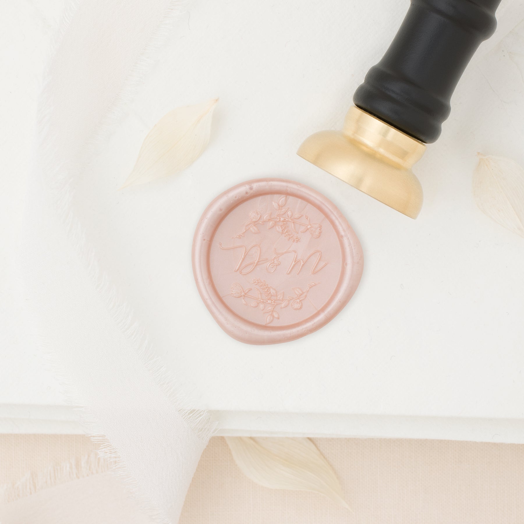 Vivian Monogram Wax Stamp