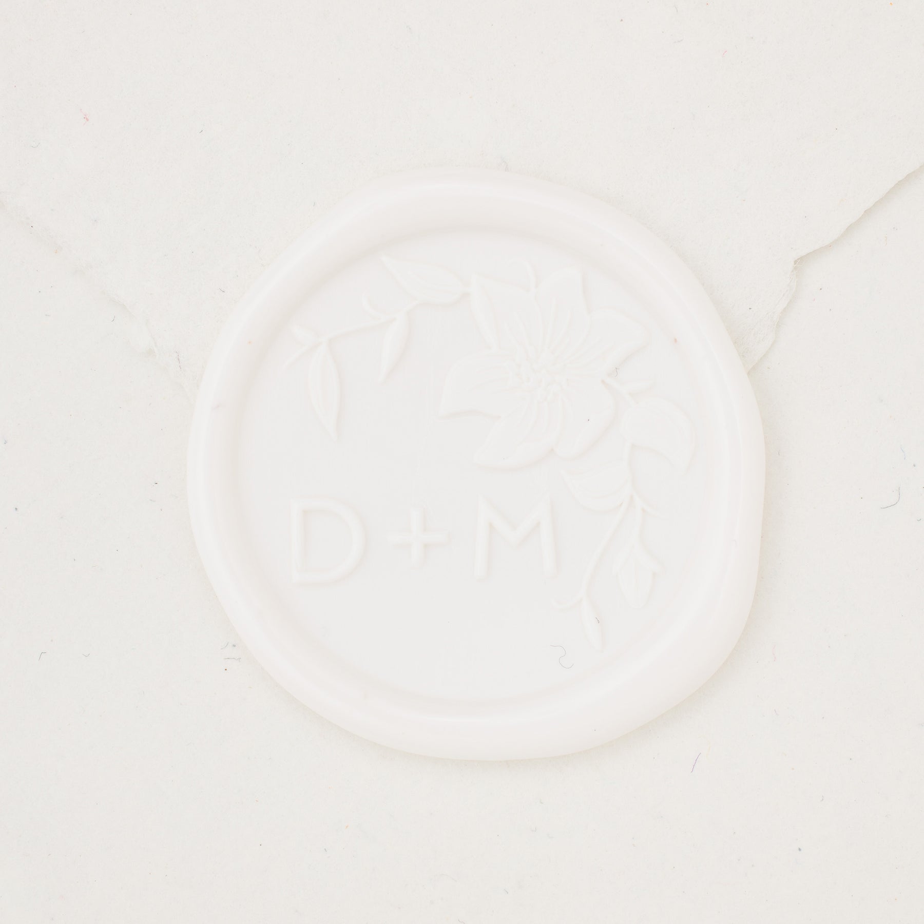 Clematis Monogram Wax Seals