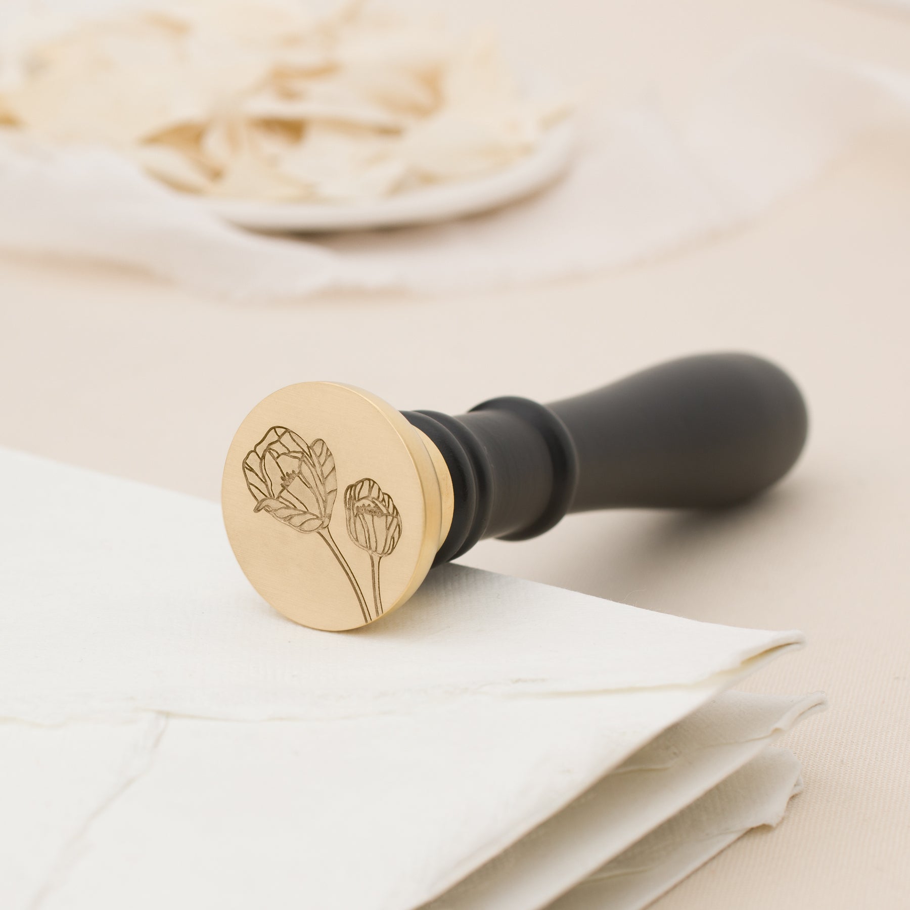 Windflower Wax Stamp