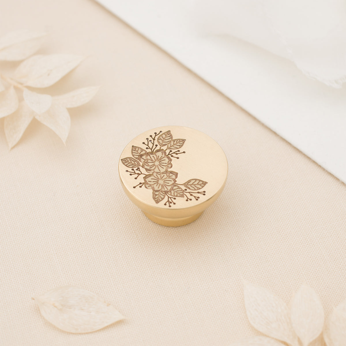 Winter Magnolias Wax Stamp