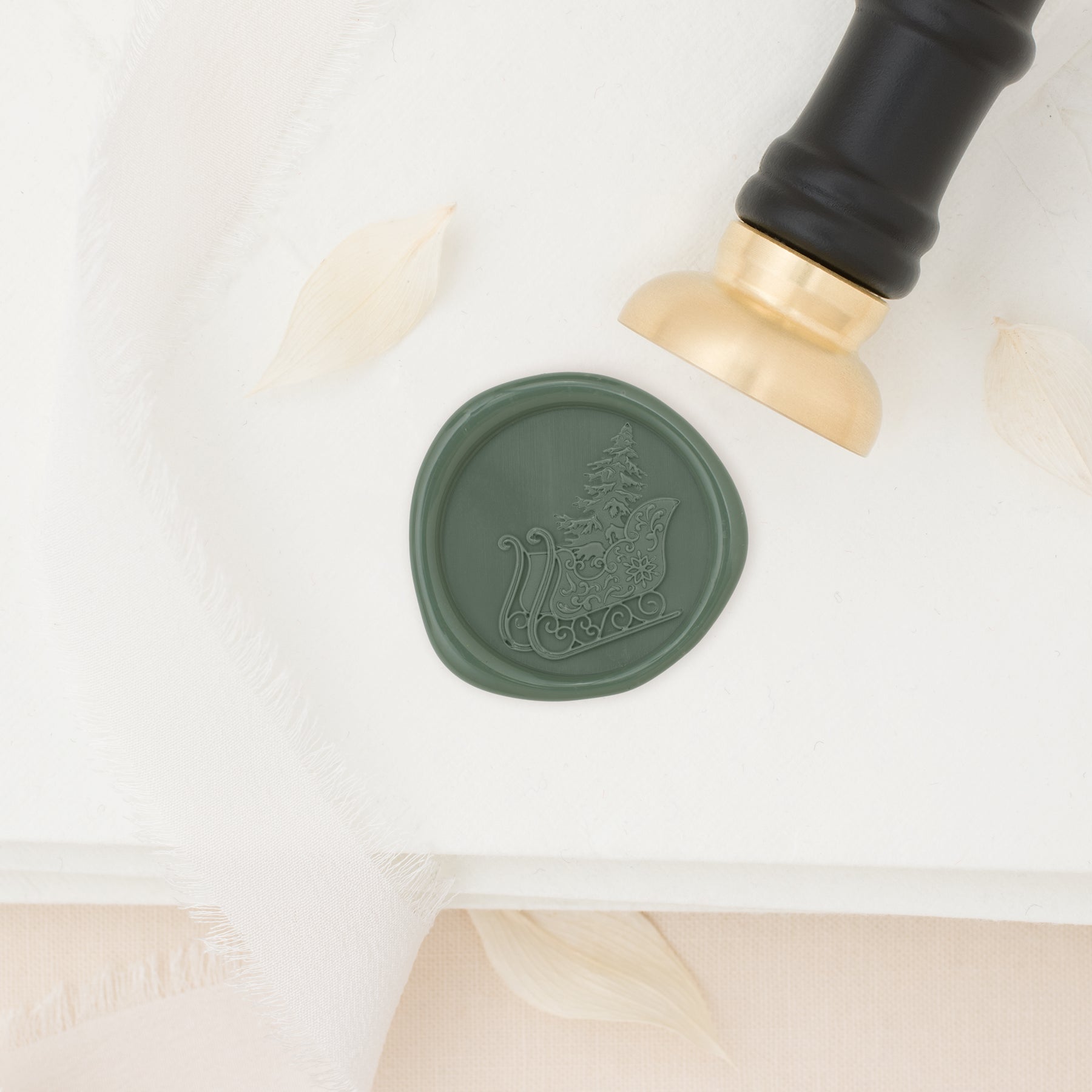 Wintergreen Wax Stamp