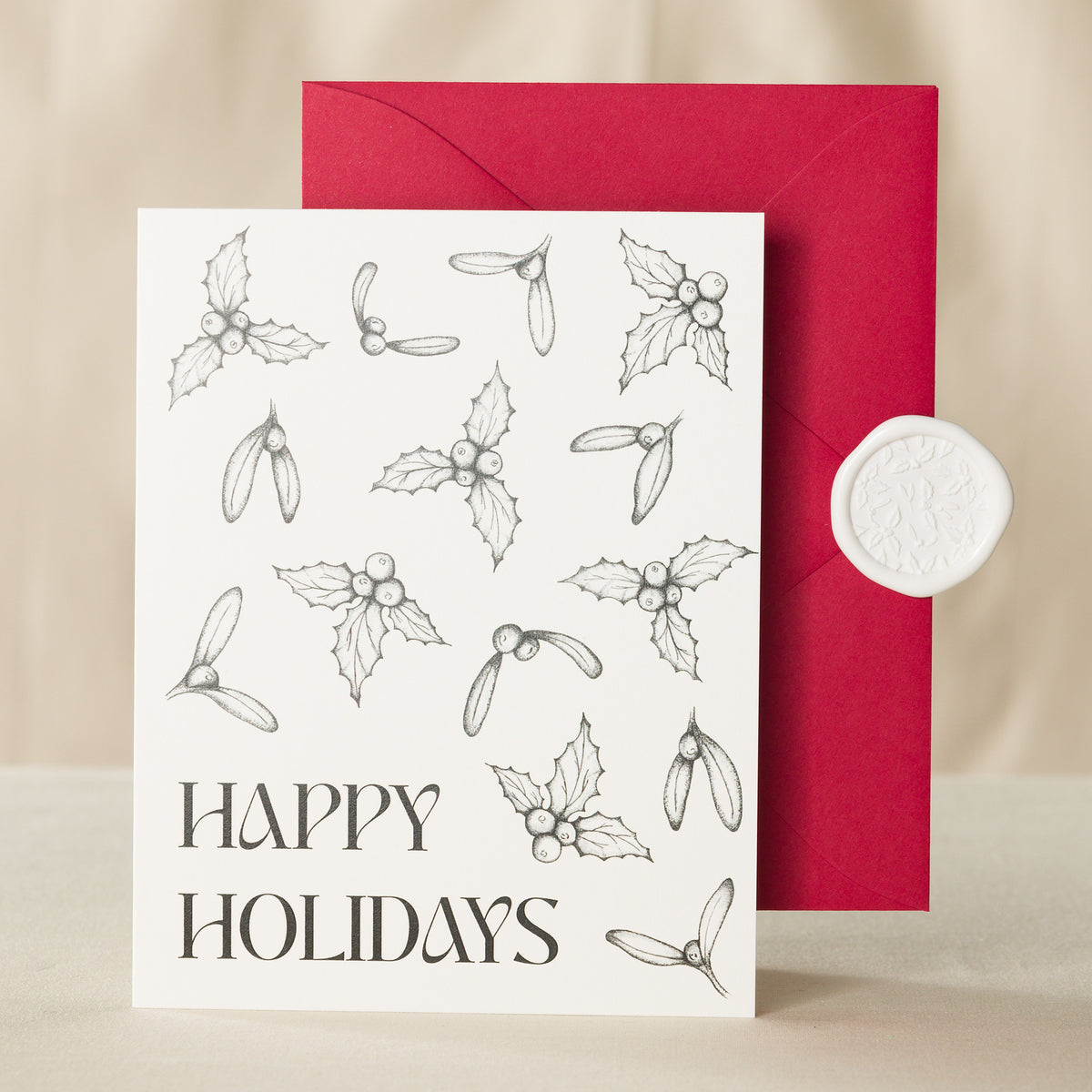 Under the Mistletoe Holiday Card