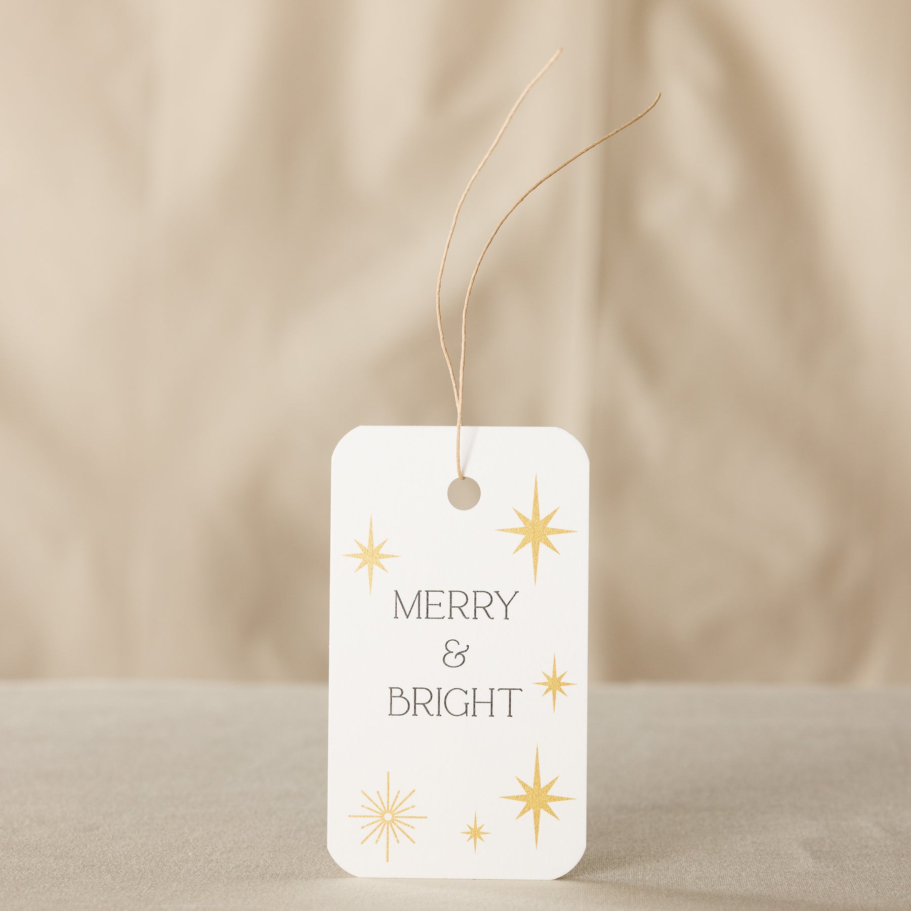 Merry & Bright Gift Tag - 10 Pack