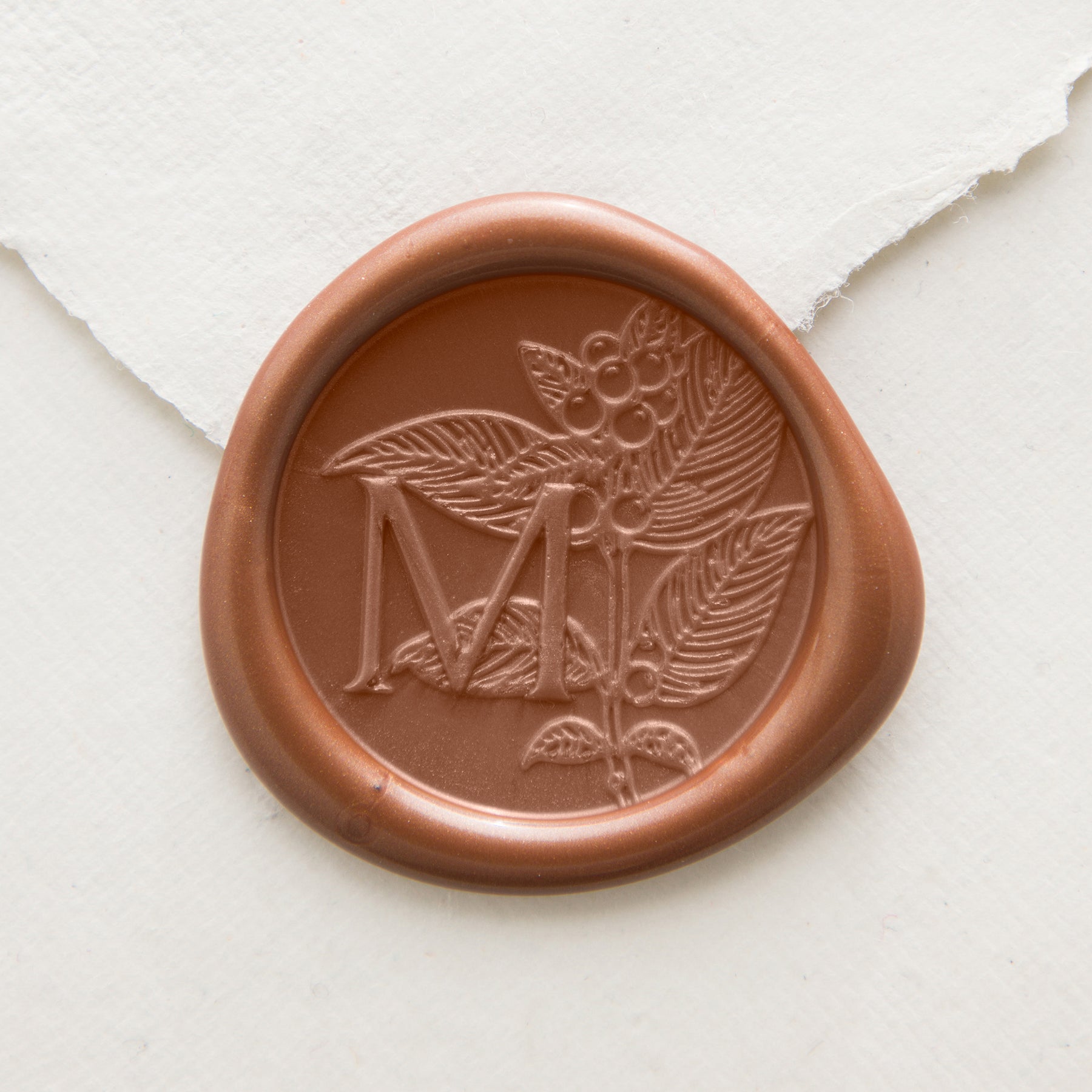 Holly Berry Monogram Wax Seal