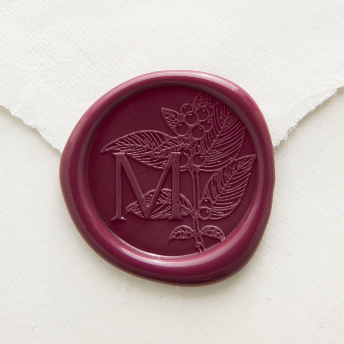 Holly Berry Monogram Wax Seal