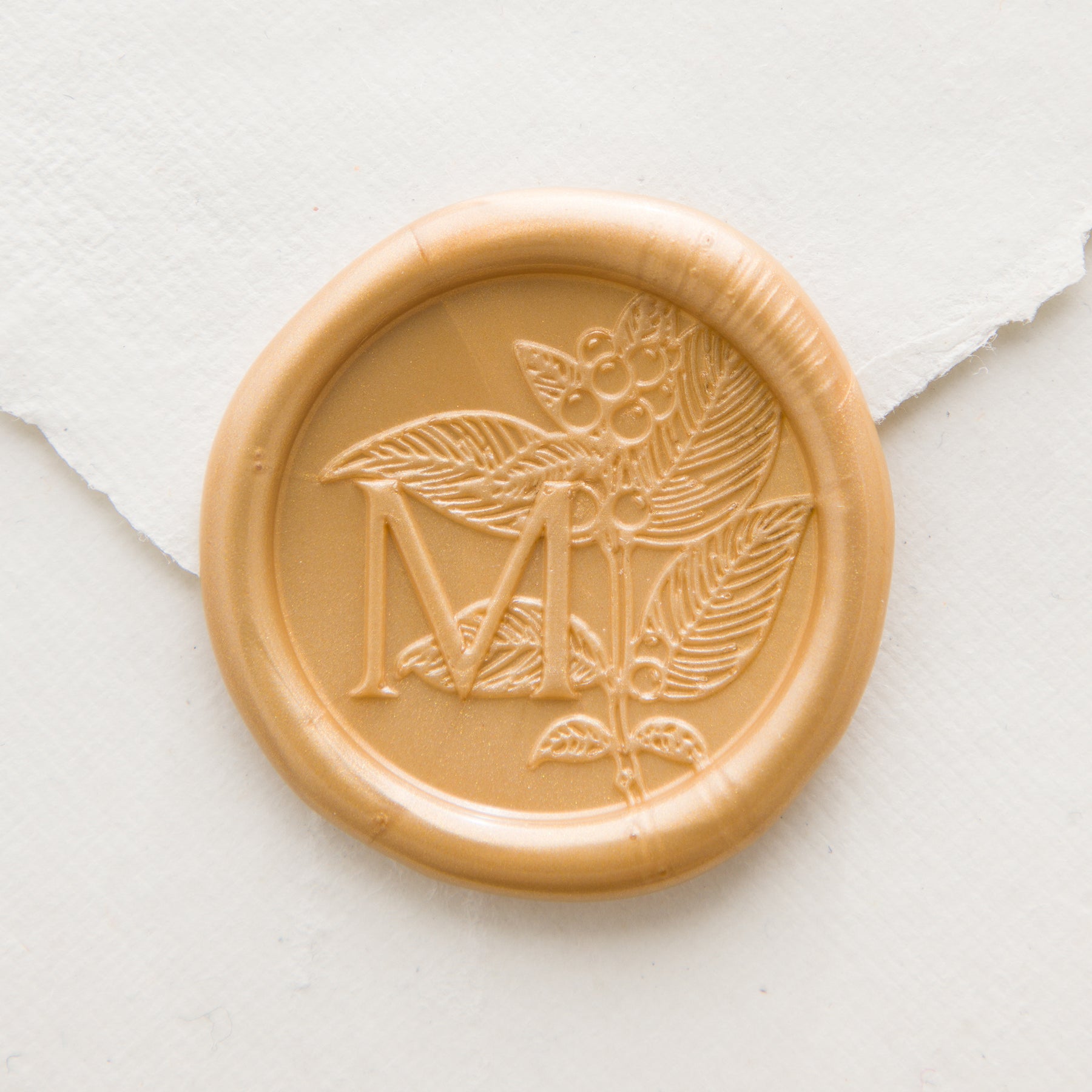 Holly Berry Monogram Wax Seal