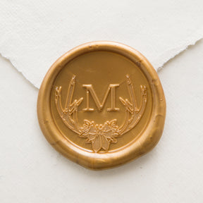 Winter Hideaway Monogram Wax Seal