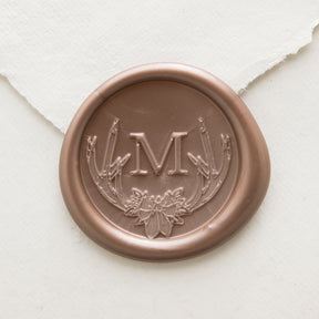 Winter Hideaway Monogram Wax Seal