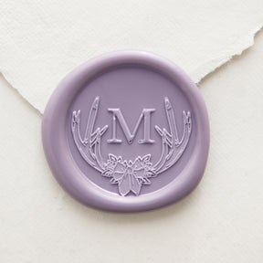 Winter Hideaway Monogram Wax Seal