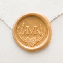 Winter Hideaway Monogram Wax Seal