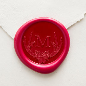 Winter Hideaway Monogram Wax Seal