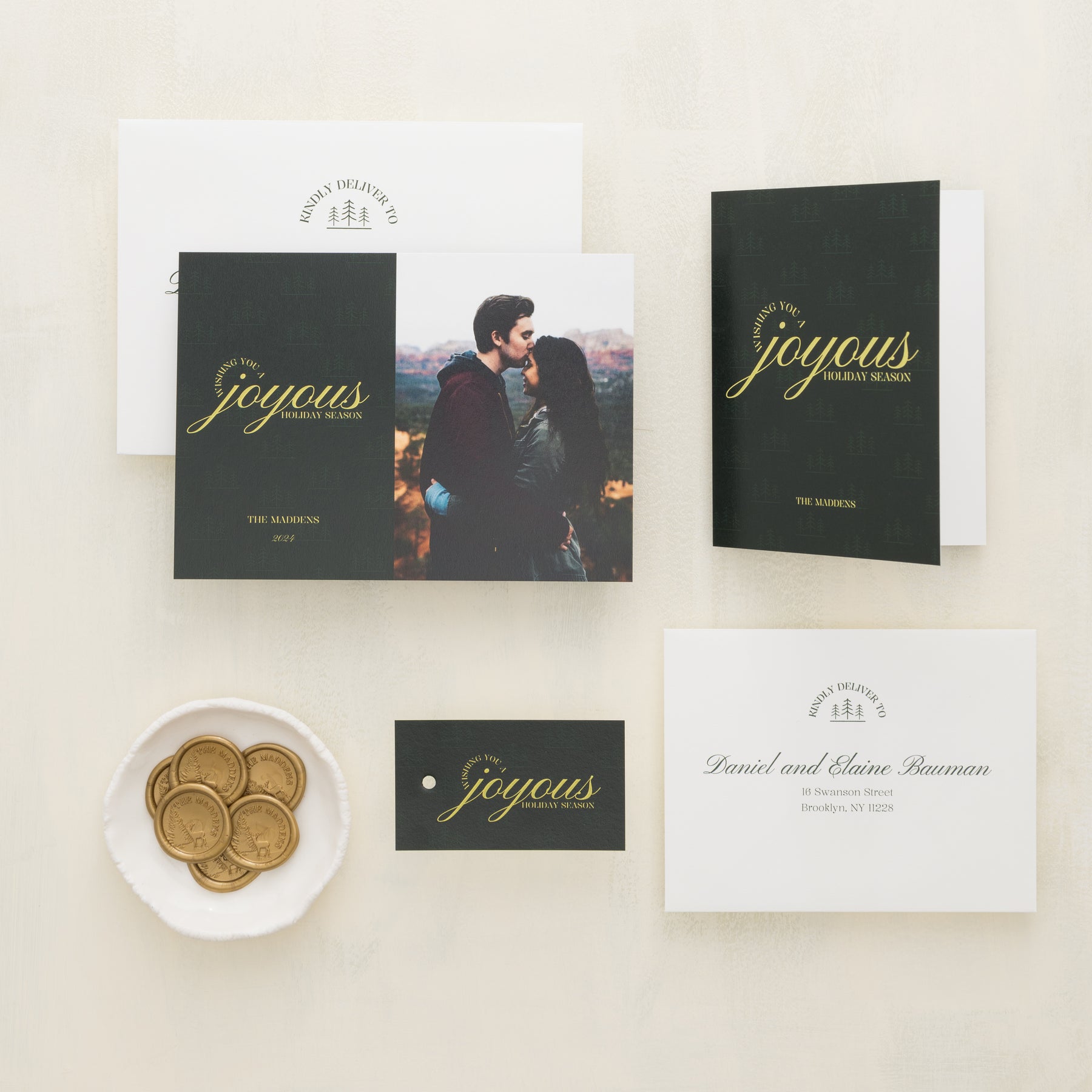 Joyous Pines Addressed Envelopes