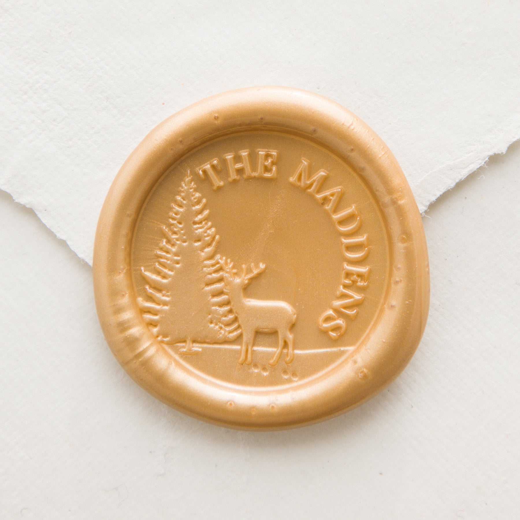 Joyous Pines Personalized Wax Stamp