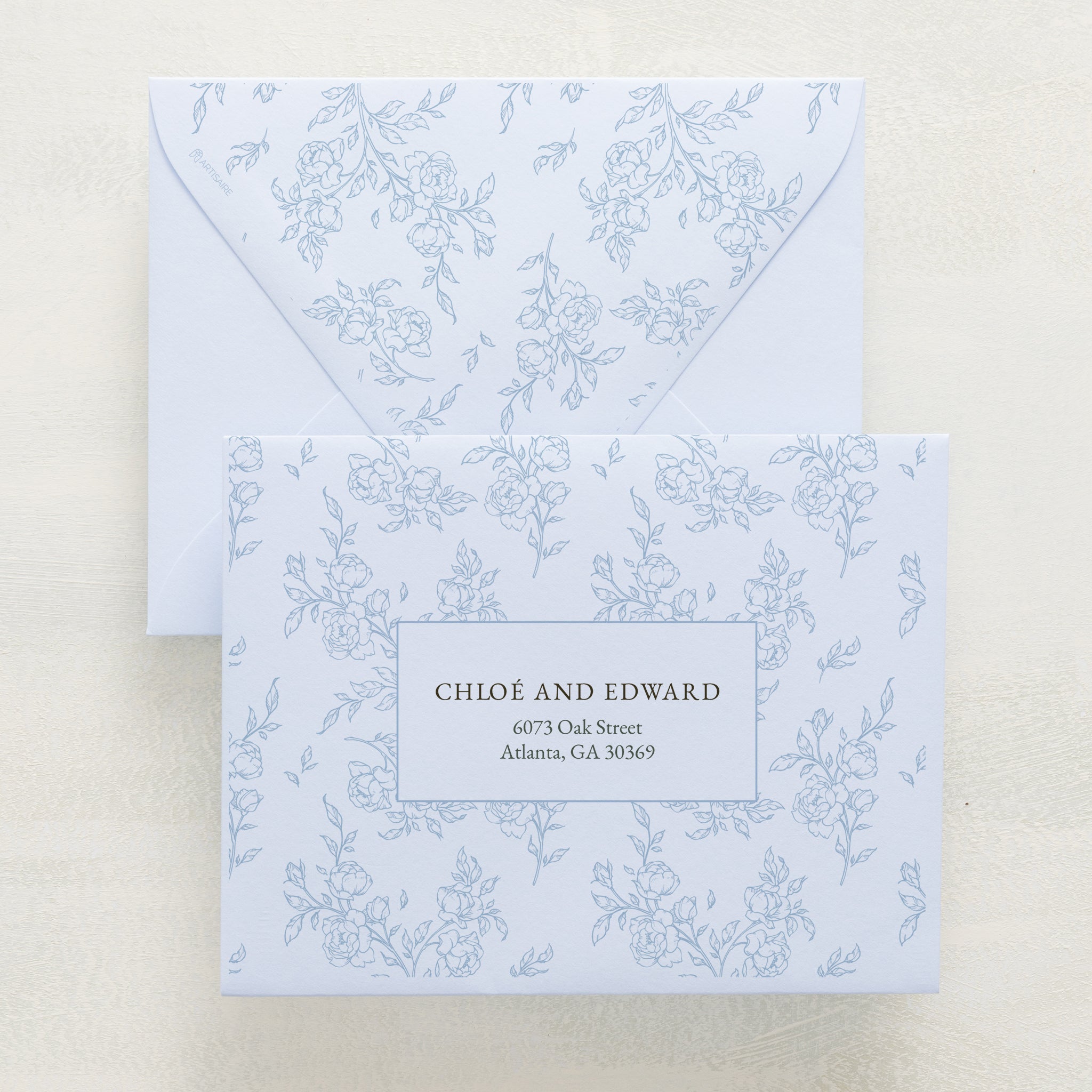 Climbing Roses Custom Reply Envelopes