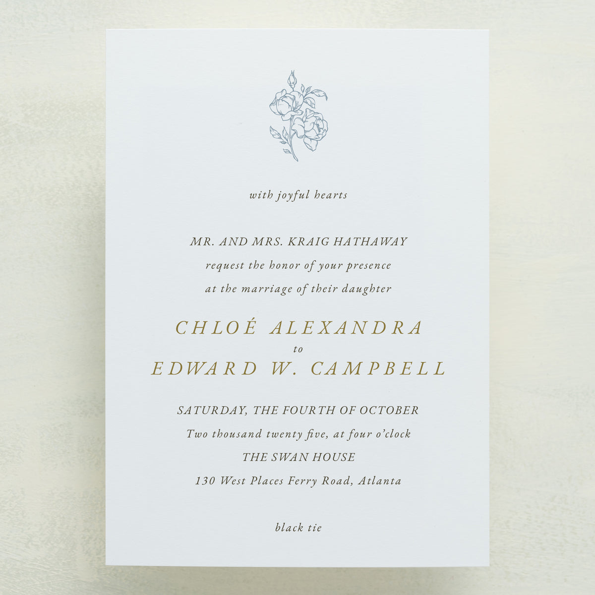 Climbing Roses Wedding Invitations