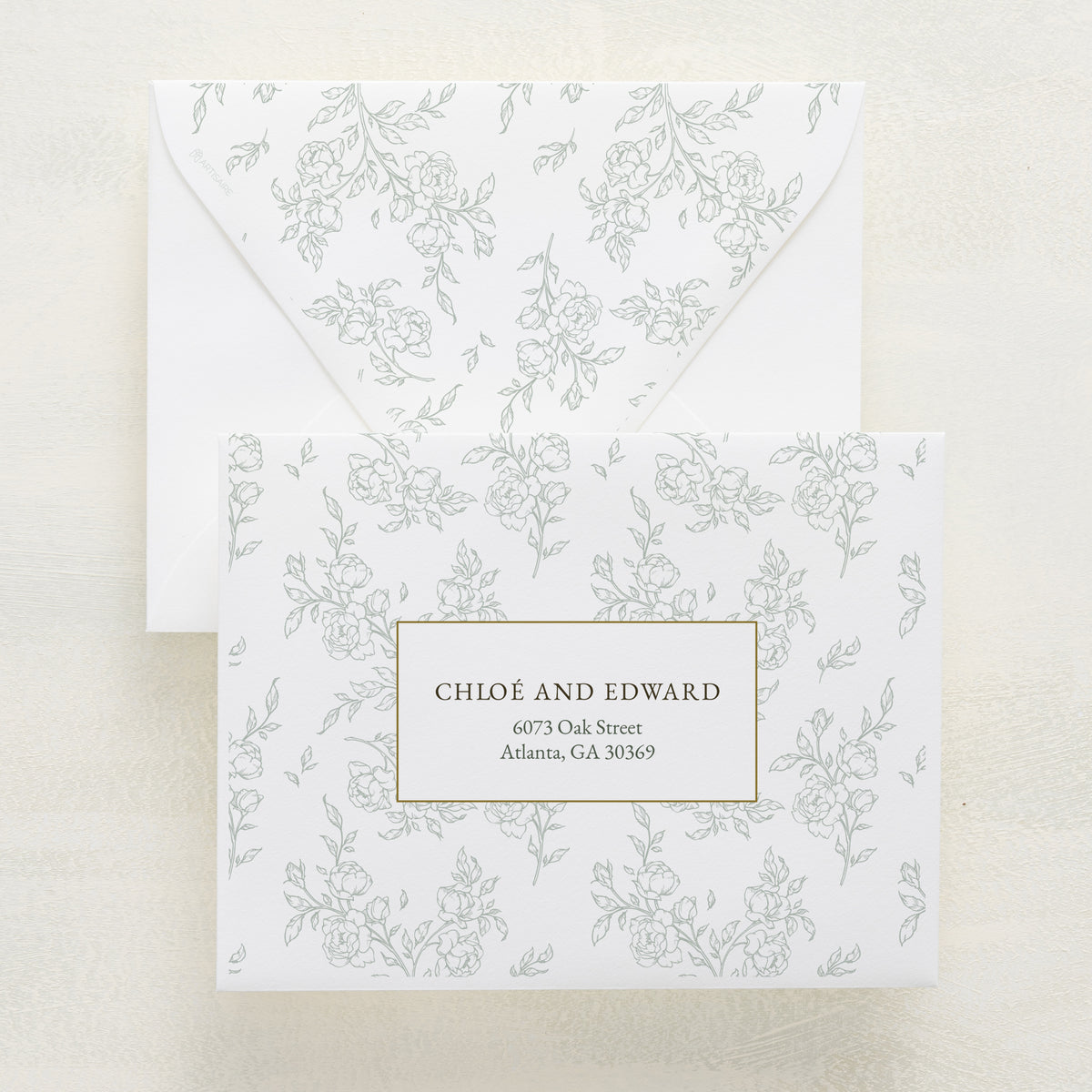 Climbing Roses Addressed Envelopes