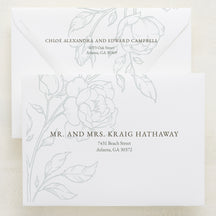 Climbing Roses Addressed Envelopes