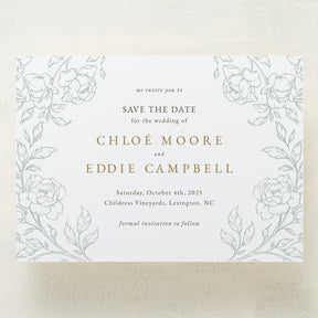 (Sample) Climbing Roses Save The Date