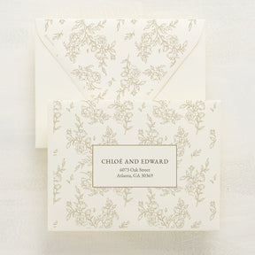 (Sample) Climbing Roses Addressed Envelopes