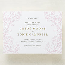 (Sample) Climbing Roses Save The Date