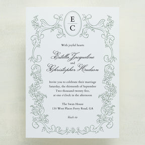 Garden Gate Wedding Invitations