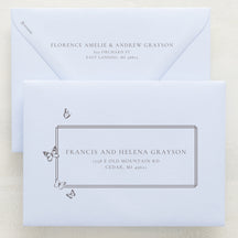 (Sample) Hearts A Flutter Addressed Envelopes