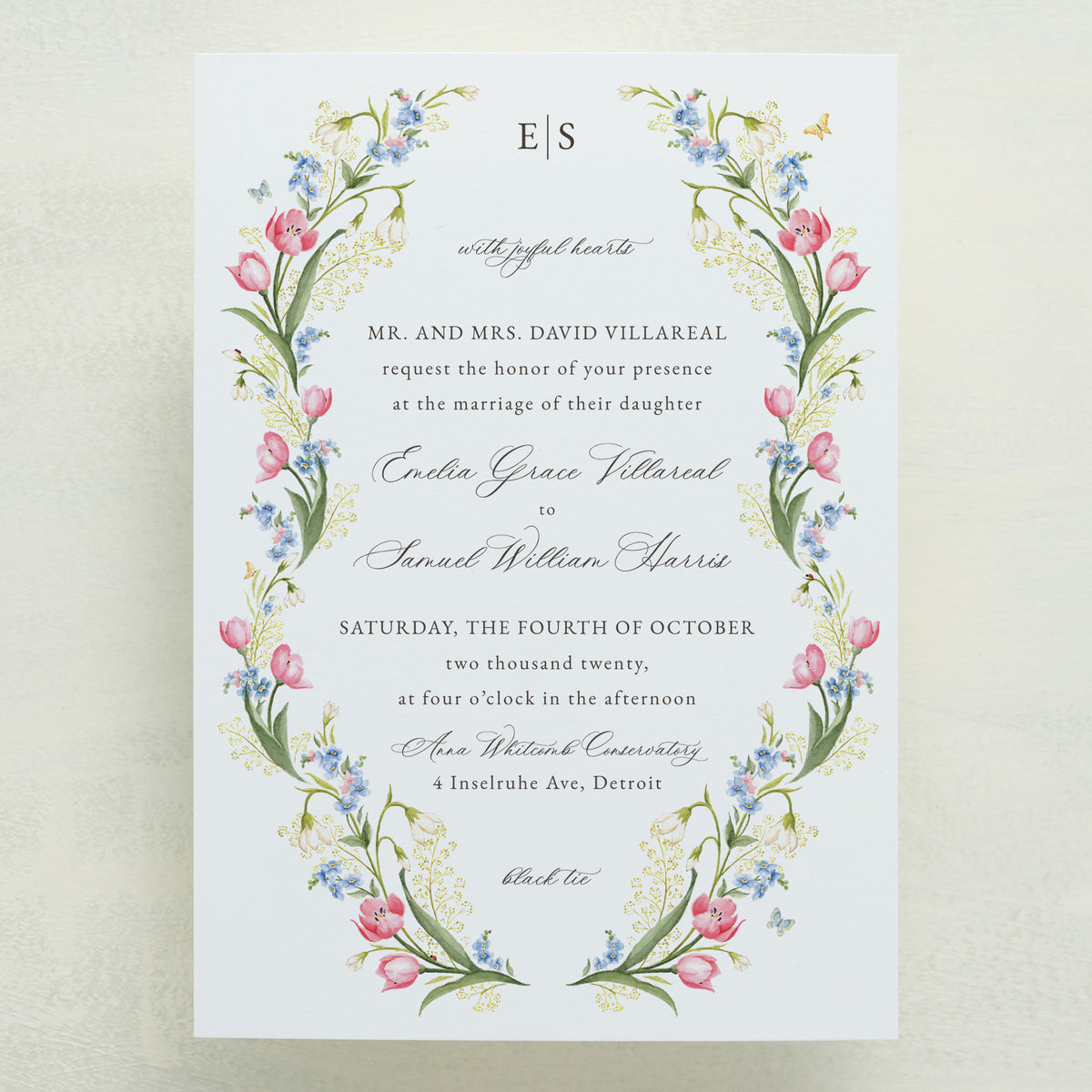 Tete A Tete Wedding Invitations