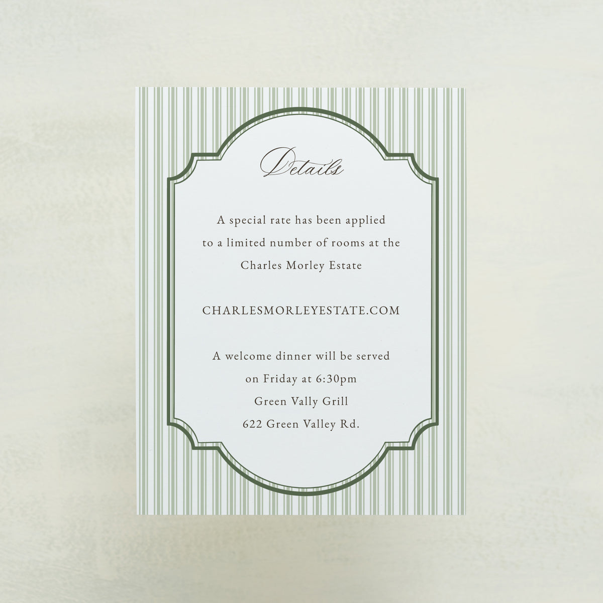 Tete A Tete Details Cards