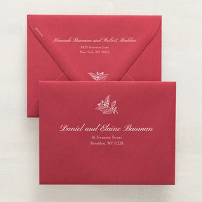 Holly Berry Addressed Envelopes