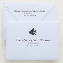 Holly Berry Addressed Envelopes