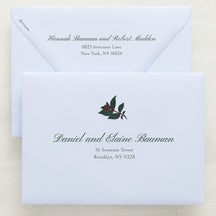 Holly Berry Addressed Envelopes