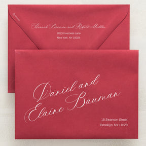 Cardinal Cheer Addressed Envelopes