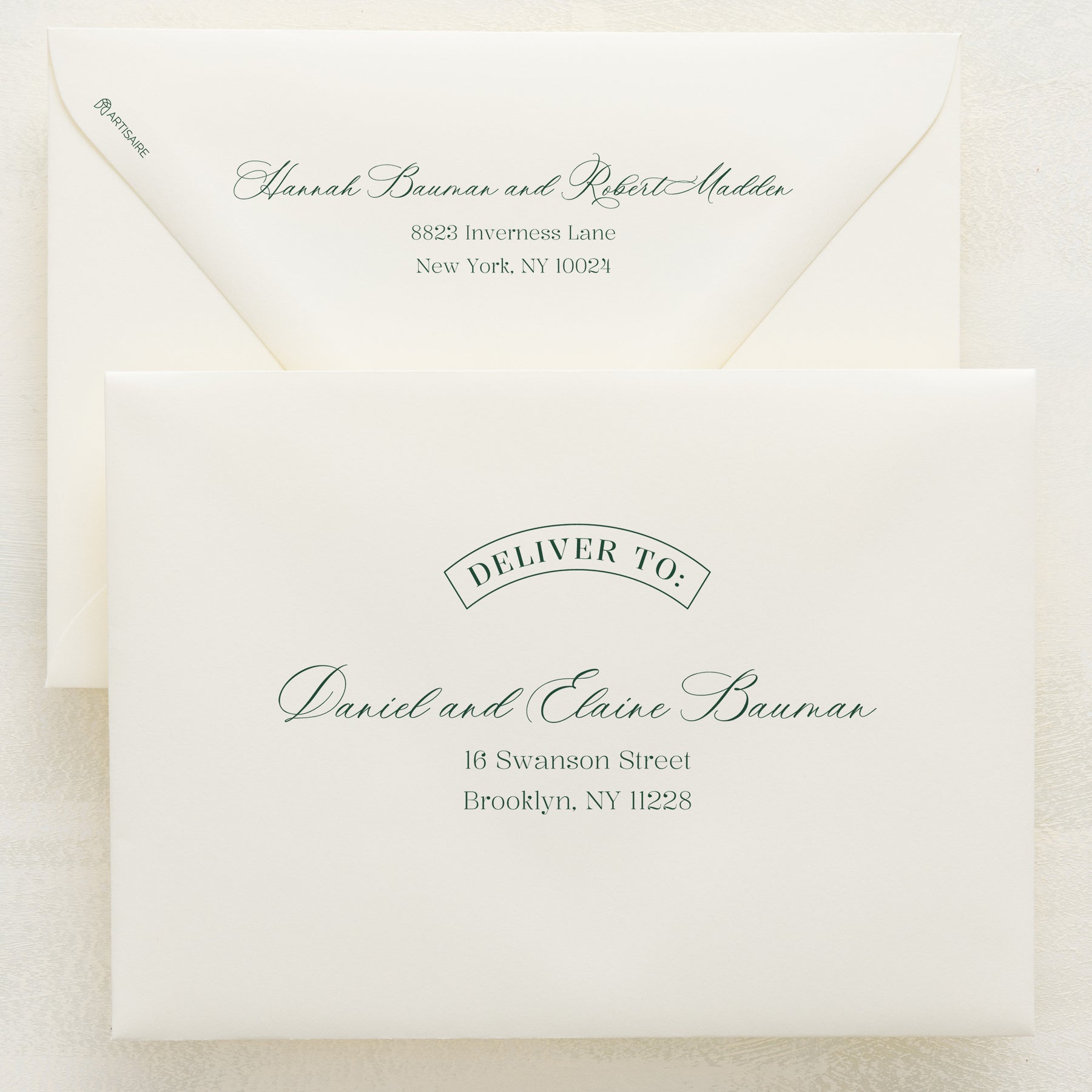 Northern Light Addressed Envelopes