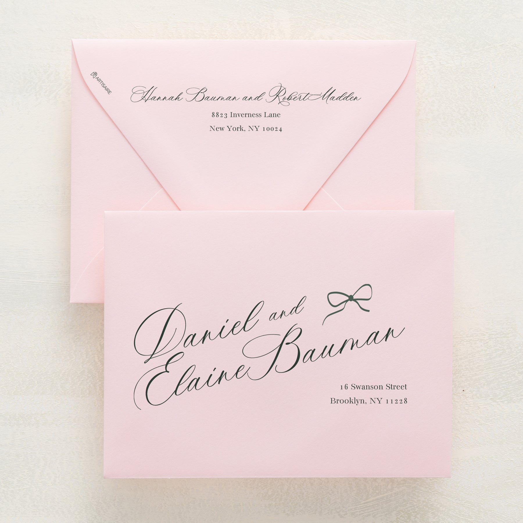 Knotted and Nice Addressed Envelopes