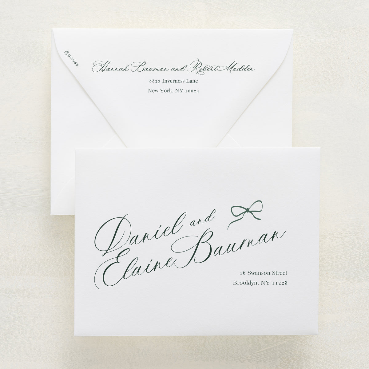 Knotted and Nice Addressed Envelopes