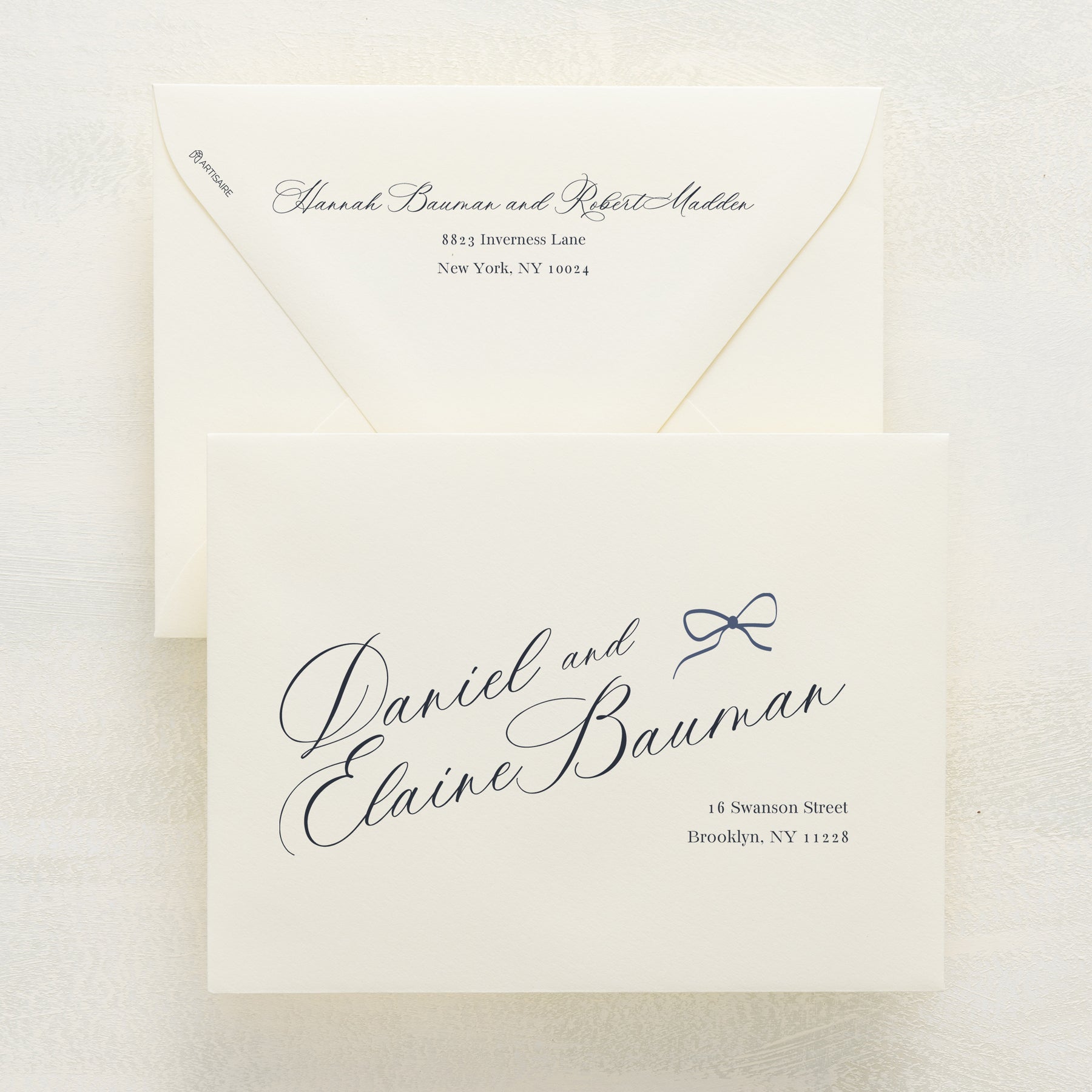 Knotted and Nice Addressed Envelopes